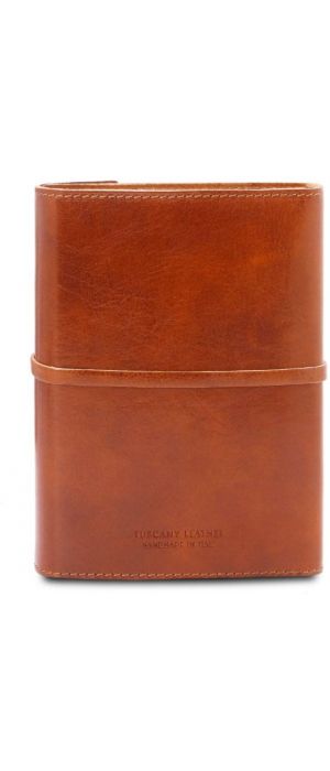 Σημειωματάριο Δερμάτινο Tuscany Leather TL142027 Μελί