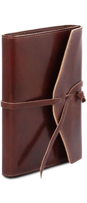 Σημειωματάριο Δερμάτινο Tuscany Leather TL142027 Καφέ