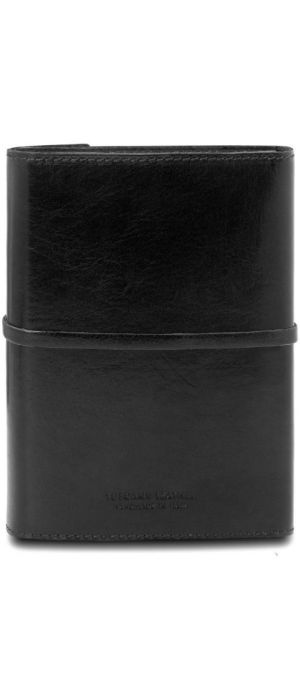 Σημειωματάριο Δερμάτινο Tuscany Leather TL142027 Μαύρο