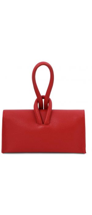 Γυναικείο Τσαντάκι Δερμάτινο Tuscany Leather TL141990 Κόκκινο Lipstick