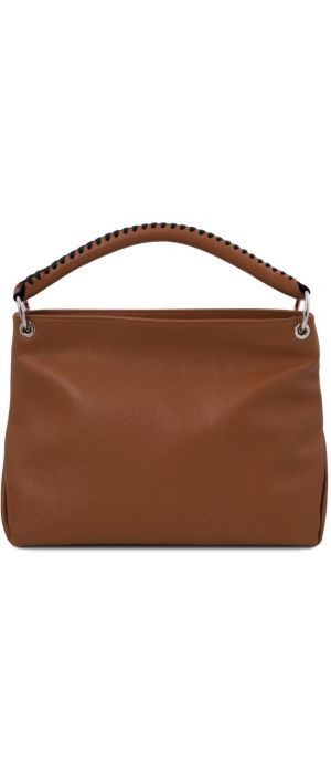 Γυναικεία Τσάντα Δερμάτινη Tuscany Leather TL142087 Κονιάκ