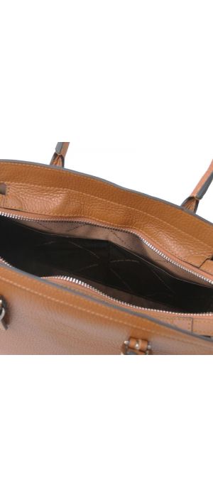 Γυναικεία Τσάντα Δερμάτινη Tuscany Leather TL142147 Κονιάκ