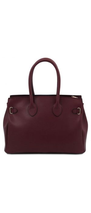 Γυναικεία Τσάντα Δερμάτινη Tuscany Leather TL142174 Μπορντώ