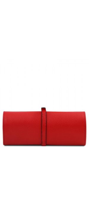 Δερμάτινη θήκη για Κοσμήματα Tuscany Leather TL142193 Κόκκινο lipstick