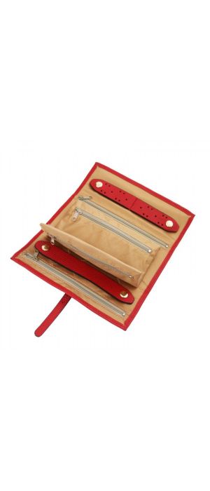 Δερμάτινη θήκη για Κοσμήματα Tuscany Leather TL142193 Κόκκινο lipstick