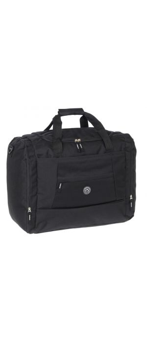 Σακ Βουαγιαζ 50cm με πλαινές θηκες Diplomat SAC31-50 Μαύρο