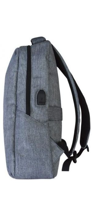 Σάκος πλάτης ανθρακί BG121 42x12x30 cm Γκρι