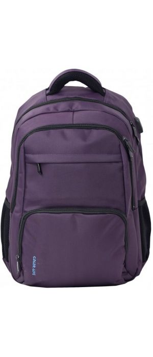 Σάκος πλάτης laptop Colorlife 5349 28lt Μωβ