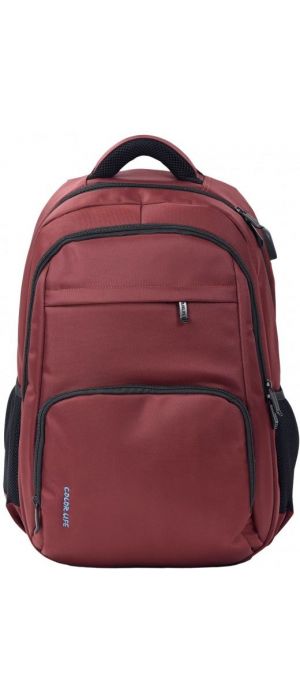Σάκος πλάτης laptop Colorlife 5349 28lt Μπορντό