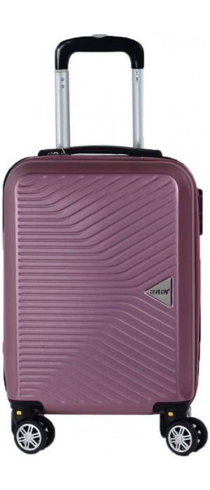Πτυσσόμενη βαλίτσα καμπίνας - 4cm Colorlife 8053-20 55Χ36Χ23 Ροζ