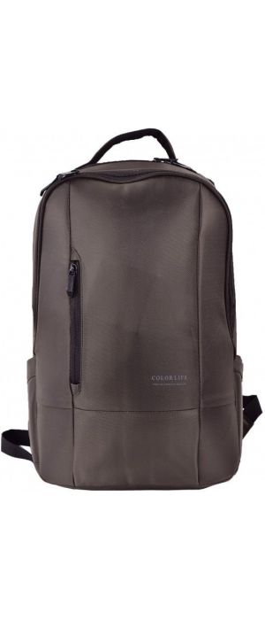 Σάκος πλάτης laptop Colorlife 4002 45Χ30Χ20cm Καφέ