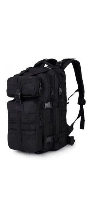 Σάκος πλάτης 22Lt ARMY 220 46x23x20εκ Μαύρο