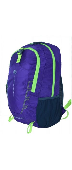 Σακίδιο πλάτης Colorlife ultra light 9008 45x30x18cm Μωβ