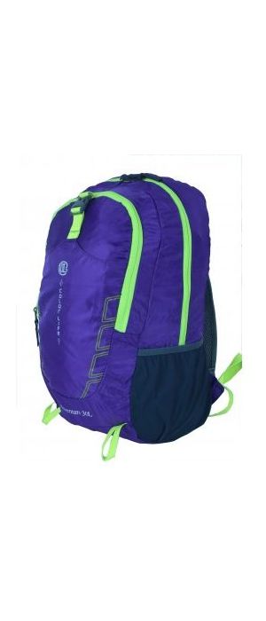 Σακίδιο πλάτης Colorlife ultra light 9008 45x30x18cm Μωβ