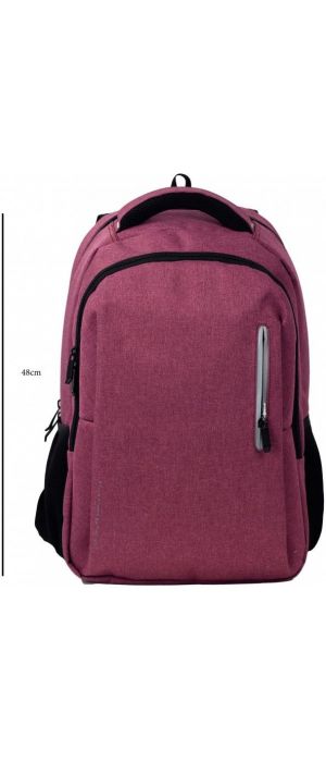 Σάκος πλάτης laptop Colorlife 1906 48Χ30Χ16cm Μπορντό