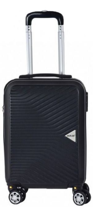 Πτυσσόμενη βαλίτσα καμπίνας - 4cm Colorlife 8053-20 55Χ36Χ23 Μαύρο