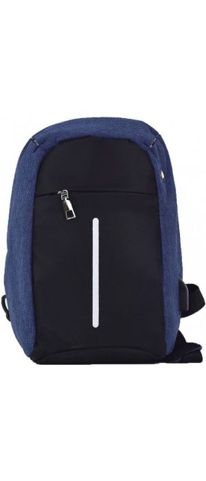 Μικρός αντικλεπτικός σάκος πλάτης V550 30x20x10cm Μπλε