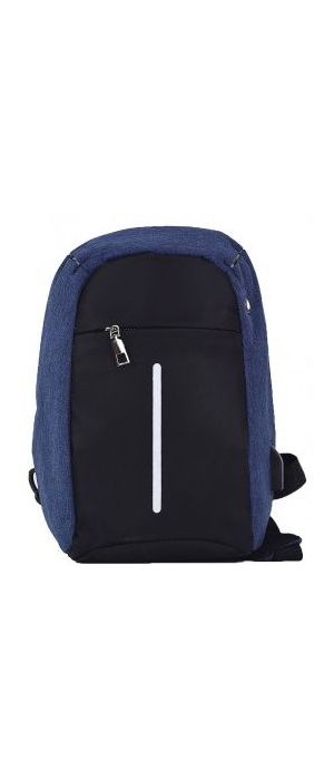 Μικρός αντικλεπτικός σάκος πλάτης V550 30x20x10cm Μπλε