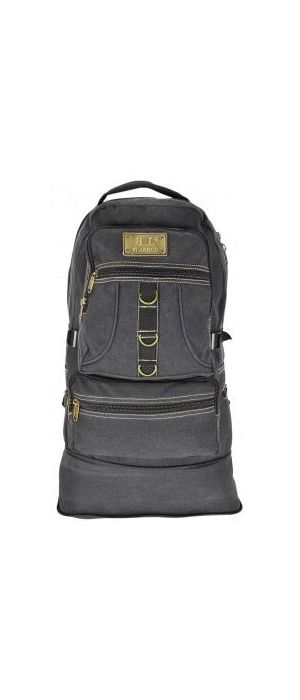 Πτυσσόμενος σάκος πλάτης από καμβά 915 60x35x17cm Ανθρακί