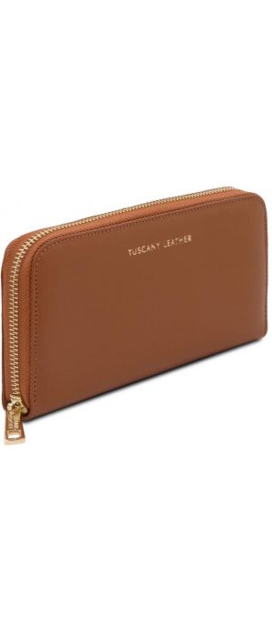 Γυναικείο Πορτοφόλι Δερμάτινο Venere Tuscany Leather TL142085 Κονιάκ