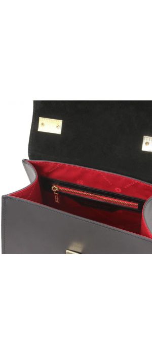 Γυναικεία Τσάντα Δερμάτινη Tuscany Leather TL142203 Μαύρο