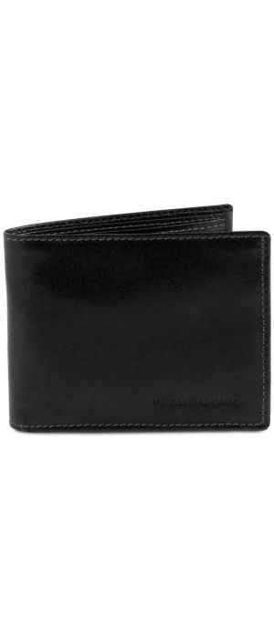 Ανδρικό Δερμάτινο Πορτοφόλι Tuscany Leather TL140763 Μαύρο