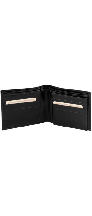 Ανδρικό Πορτοφόλι Δερμάτινο Tuscany Leather TL140817 Μαύρο