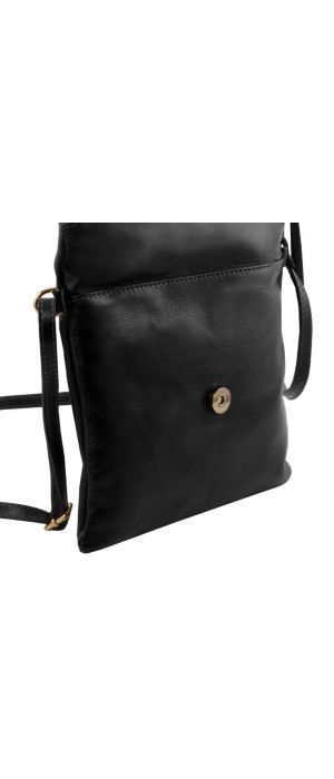 Γυναικείο Τσαντάκι Δερμάτινο TL Young Bag Tuscany Leather TL141153 Μαύρο