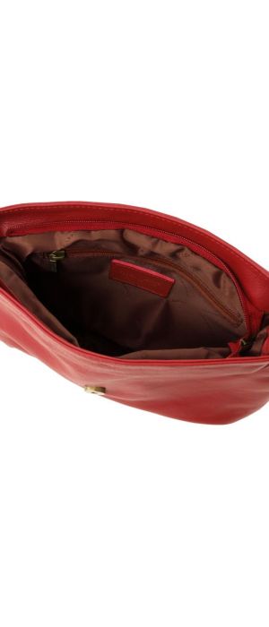 Γυναικεία Τσάντα Δερμάτινη Tuscany Leather TL141223 Κόκκινο