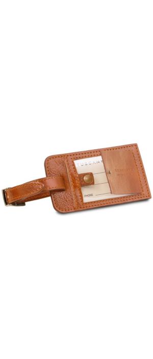 Δερμάτινη θήκη ταυτότητας αποσκευής Tuscany Leather TLTAG Μελί