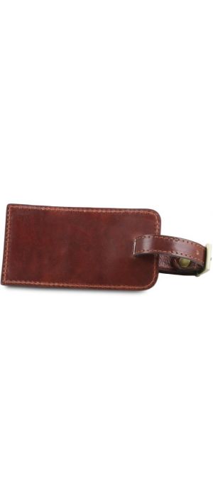 Δερμάτινη θήκη ταυτότητας αποσκευής Tuscany Leather TLTAG Καφέ