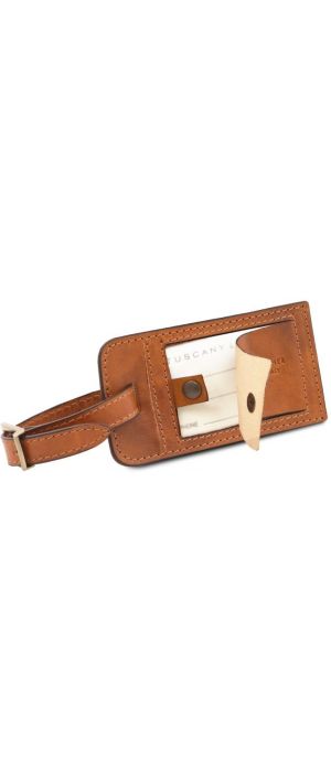 Δερμάτινη θήκη ταυτότητας αποσκευής Tuscany Leather TLTAG Φυσικό