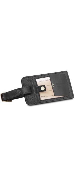 Δερμάτινη θήκη ταυτότητας αποσκευής Tuscany Leather TLTAG Μαύρο