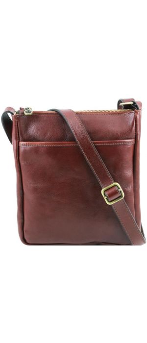 Ανδρικό Τσαντάκι Δερμάτινο Jason Tuscany Leather TL141300  Καφέ