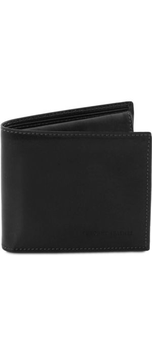 Ανδρικό Δερμάτινο Πορτοφόλι Tuscany Leather TL141353 Μαύρο