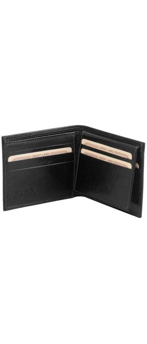 Ανδρικό Δερμάτινο Πορτοφόλι Tuscany Leather TL141353 Μαύρο