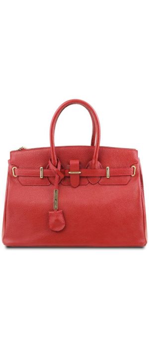 Γυναικεία Τσάντα Δερμάτινη Tuscany Leather TL141529 Κόκκινο