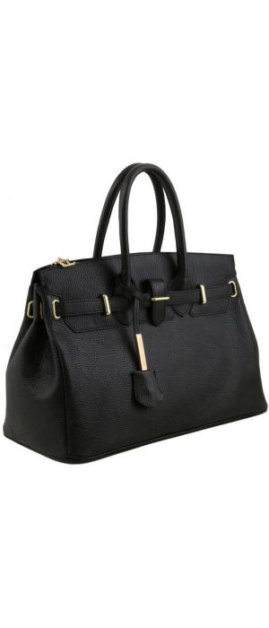 Γυναικεία Τσάντα Δερμάτινη Tuscany Leather TL141529 Μαύρο