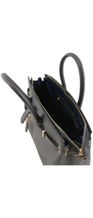 Γυναικεία Τσάντα Δερμάτινη Tuscany Leather TL141529 Μαύρο