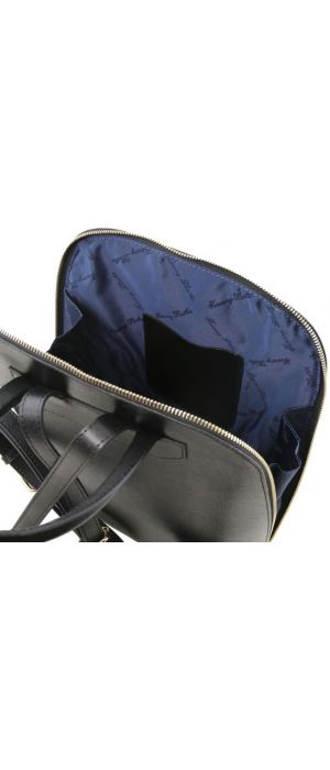 Τσάντα Πλάτης Δερμάτινη Tuscany Leather TL141631 Μαύρο