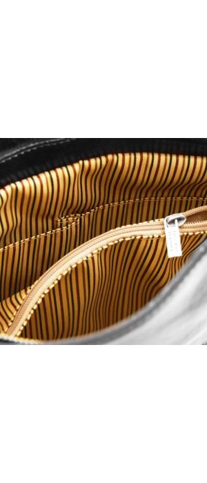 Γυναικεία Τσάντα Δερμάτινη Πλάτης & Ώμου Patty Tuscany Leather TL141497 Μαύρο