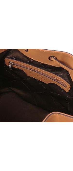 Γυναικεία Τσάντα Δερμάτινη Vittoria Tuscany Leather TL141531 Κονιάκ