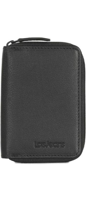 Πορτοφόλι με Μπρελόκ Ανδρικό LOIS με RFID Δερμάτινο 205201-01 Μαύρο