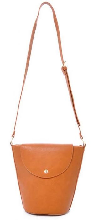 Τσάντα Ώμου Legato Largo 1391C-CA Κάμελ