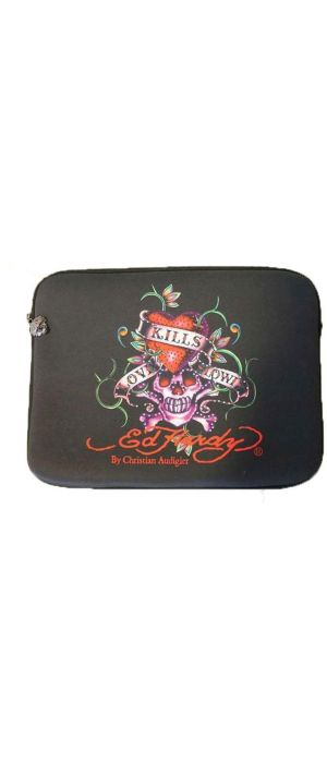 Θήκη Laptop 13.3 ED HARDY ORIGINAL  Skull Black
