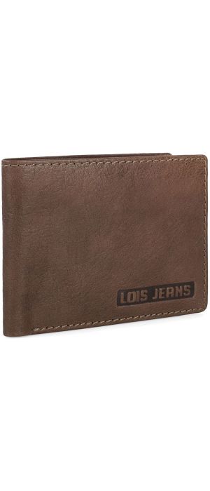 Πορτοφόλι Ανδρικό Δερμάτινο Lois 201413-02 Καφέ Ανοιχτό