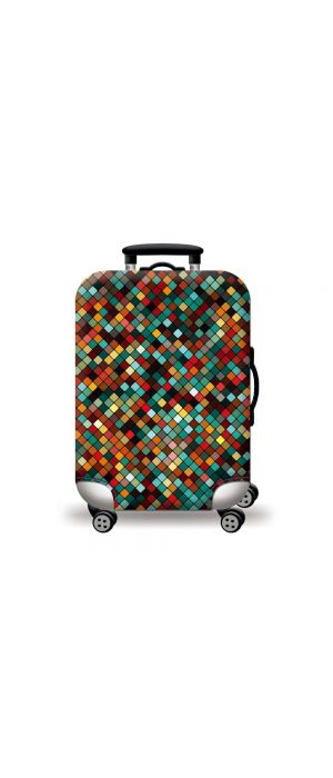 Κάλυμμα Βαλίτσας Large AMBER Pixels AM221-03