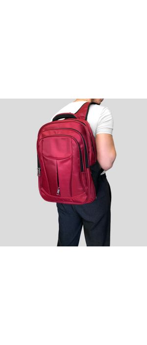 Σακίδιο με Θήκη Laptop 15.6'' BENZI Κόκκινο BZ5237