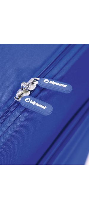 Βαλίτσα καμπίνας τρόλευ ZC 600 Diplomat 55x40x20εκ Μπλε