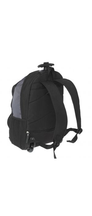 Τσαντα Πλατης με Ροδες Diplomat TBF121 Μαύρο/Γκρι